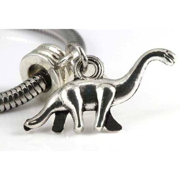 Dinosaur Jewelry - Brontosaurus Bracelet Bronto Charm - Picture 2 of 8